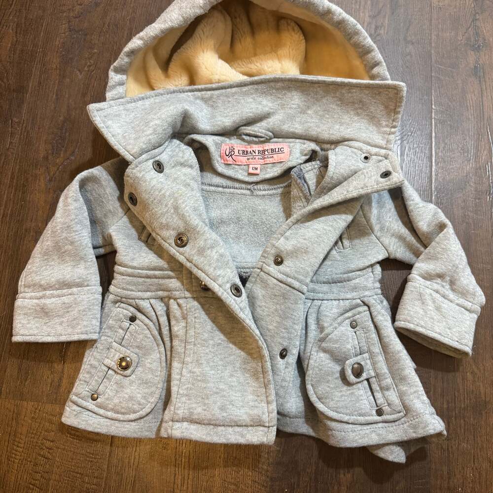 Urban Republic Girl Jacket Coat Grey 12m